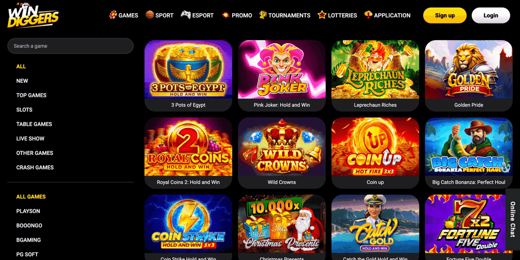 Win Diggers Gambling Enterprise Testimonial